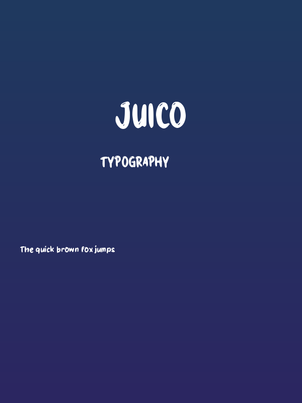 Juico Poster