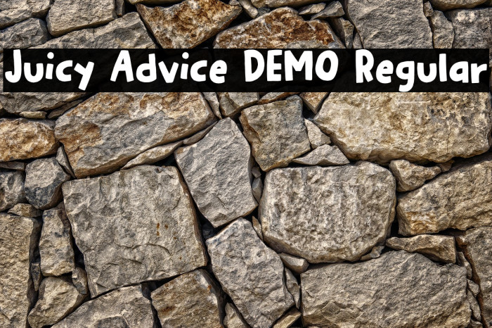 Juicy Advice DEMO Regular Example 2