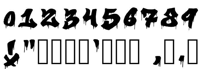 Juicy Bombs Regular Font OTHER CHARS