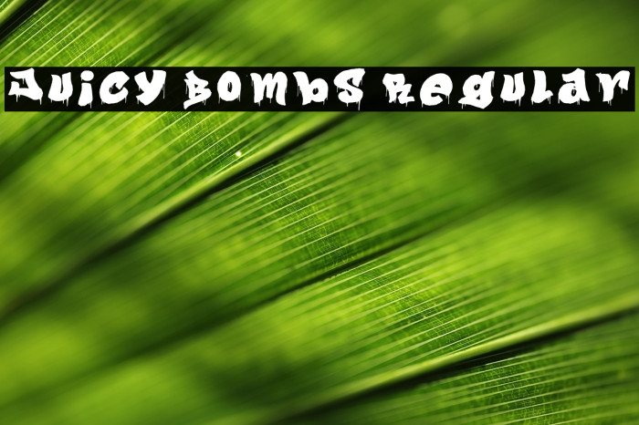 Juicy Bombs Regular Example 1