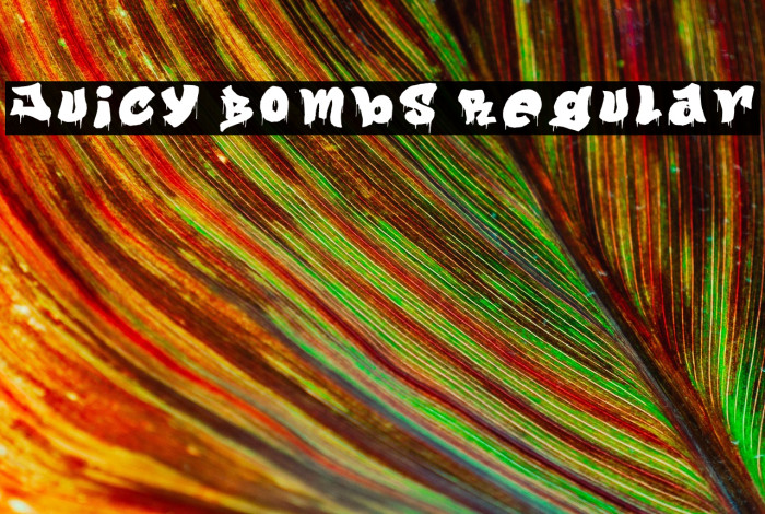Juicy Bombs Regular Example 2
