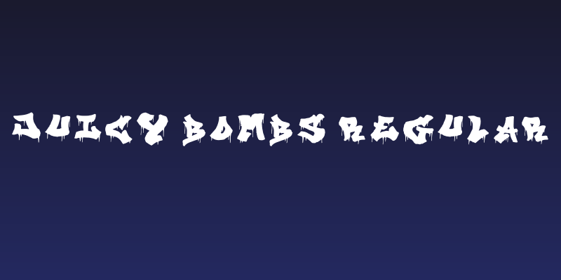 Juicy Bombs Regular Social Header