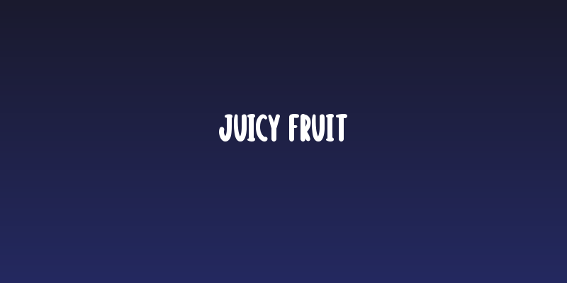 Juicy Fruit Social Header
