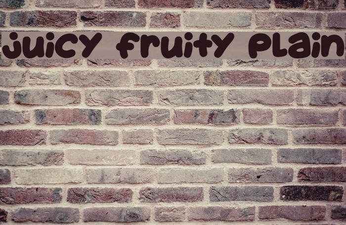 Juicy Fruity Plain Example 2
