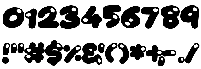 Juicy Fruity Font OTHER CHARS