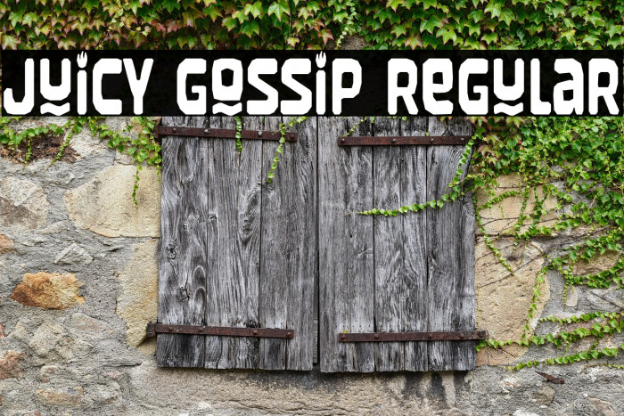 Juicy Gossip Regular Example 3