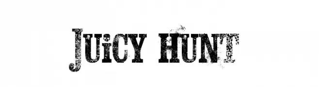 Juicy Hunt  Frei Schriftart Herunterladen