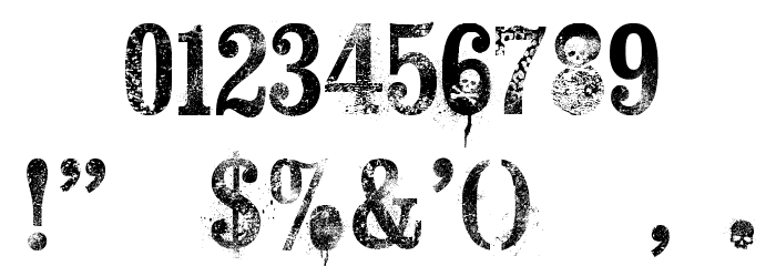 Juicy Hunt Font OTHER CHARS