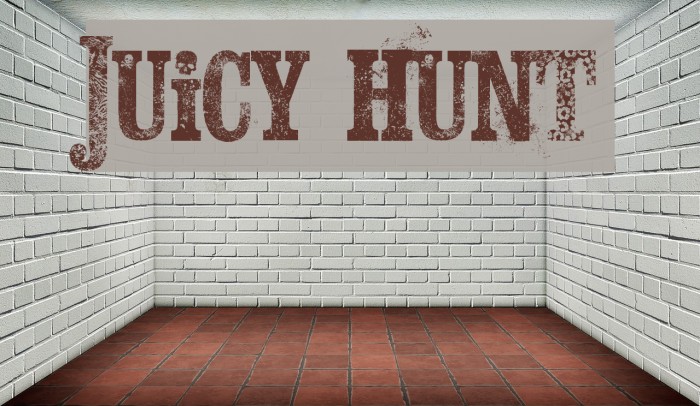 Juicy Hunt Font examples