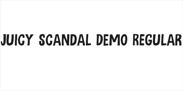 Juicy Scandal DEMO Regular Logo