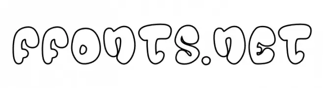 Juicy Snap Outline Outline Шрифта