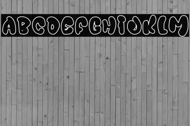 Juicy Snap Outline Outline Шрифта examples