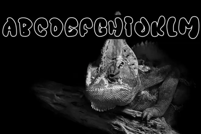 Juicy Snap Outline Outline Шрифта examples