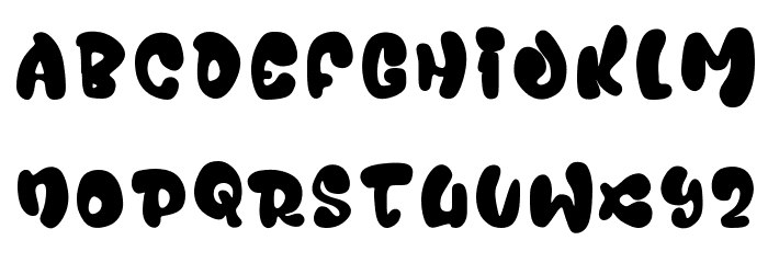 Juicy Snap Solid Solid خط أحرف كبيرة