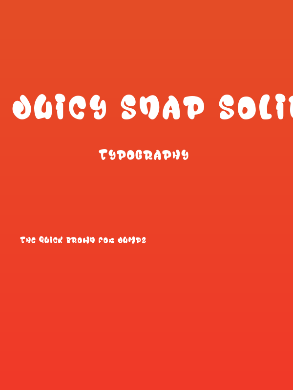 Juicy Snap Solid Solid Poster