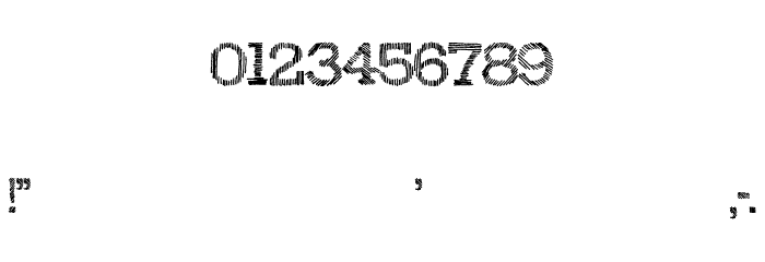 JuicyBoxes Font OTHER CHARS
