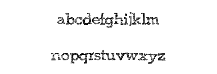 JuicyBoxes Font LOWERCASE