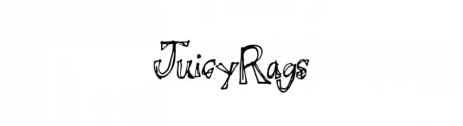 JuicyRags  Fuentes Gratis Descargar
