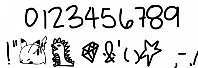 JuicyWatermelons Font OTHER CHARS