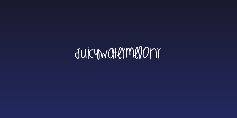 JuicyWatermelons Social Header