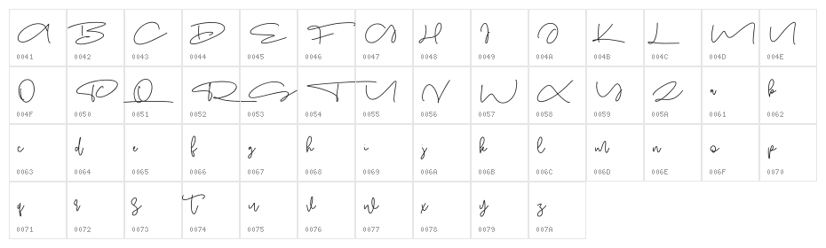 Juide Free Character Map