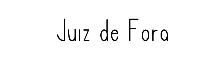 Juiz de Fora  Frei Schriftart Herunterladen