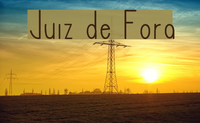 Juiz de Fora Font examples