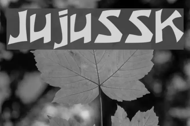 JujuSSK Шрифта examples