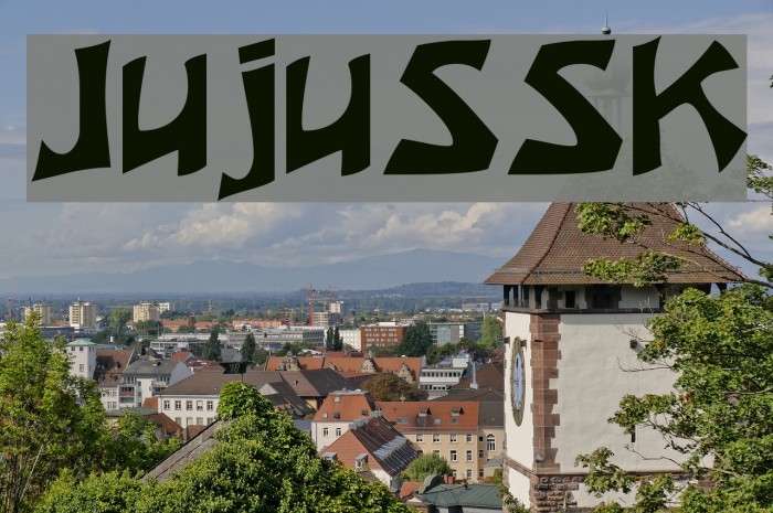 JujuSSK Font examples