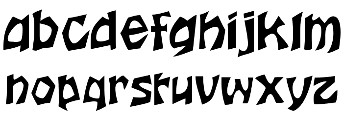 JujuSSK Font LOWERCASE