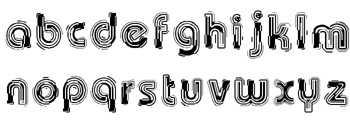JukeboxRegular Font LOWERCASE