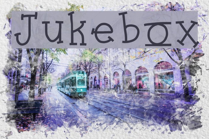 Jukebox Font examples