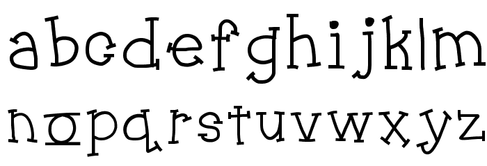 Jukebox Font LOWERCASE