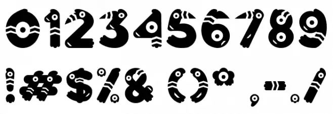 Julang Sulawesi Font Alte caractere