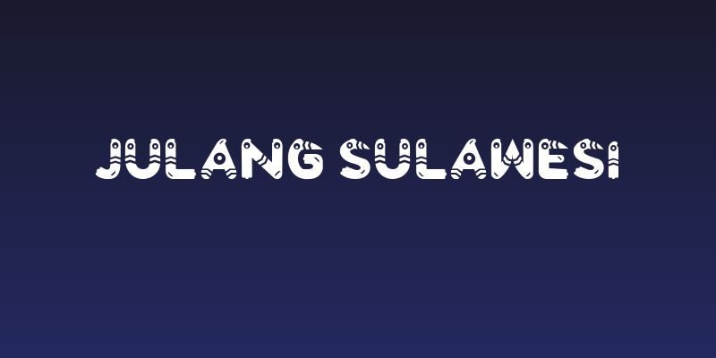Julang Sulawesi Social Header