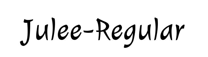 Julee-Regular Font