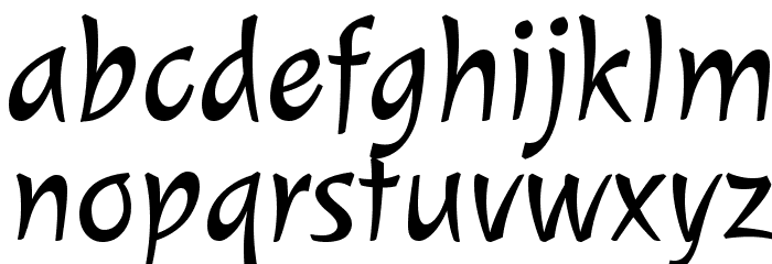 Julee-Regular Font LOWERCASE