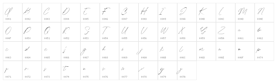 Jules Otonomi Free Regular Character Map
