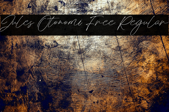 Jules Otonomi Free Regular Example 1