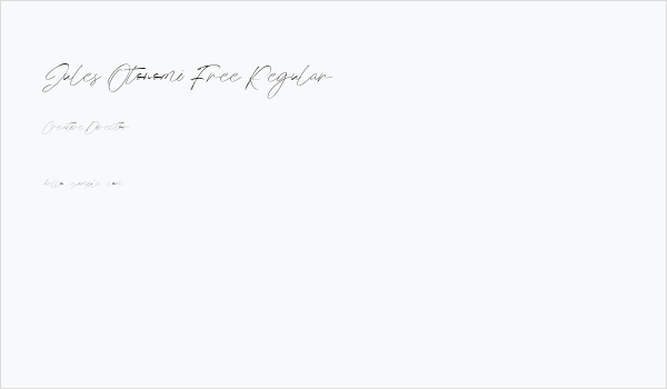 Jules Otonomi Free Regular Business Card