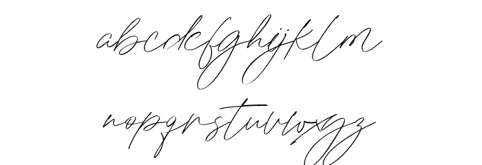 Jules Otonomi Free Regular Font LOWERCASE