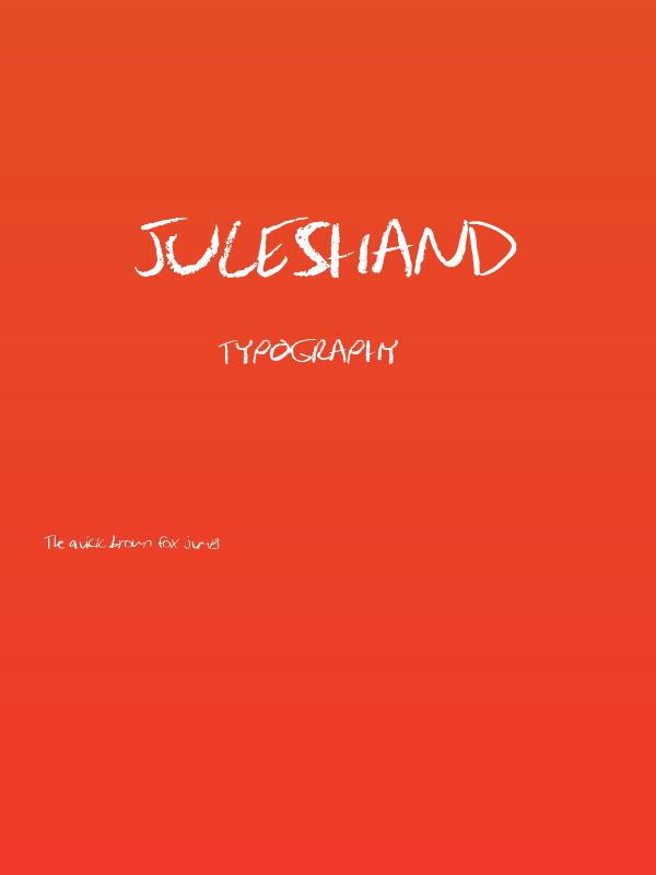 JulesHand Poster
