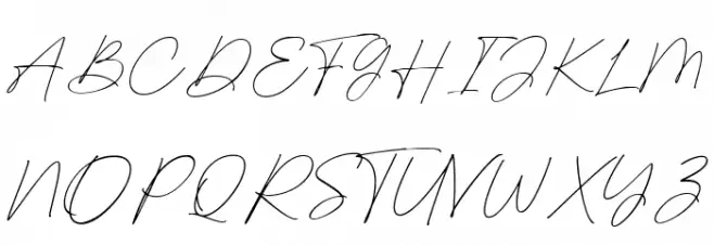 Juletany फ़ॉन्ट अपरकेस