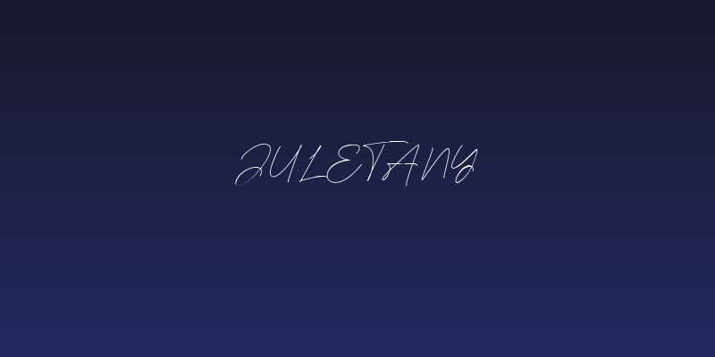 Juletany Social Header