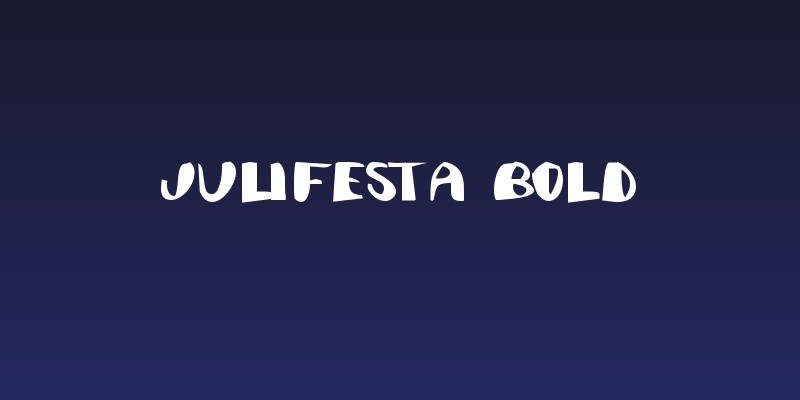 JuliFesta Bold Social Header
