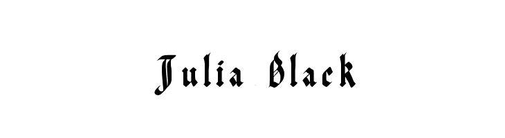 Julia Black  नि: शुल्क फ़ॉन्ट्स डाउनलोड