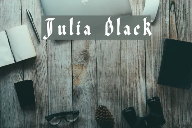 Julia Black Example 2