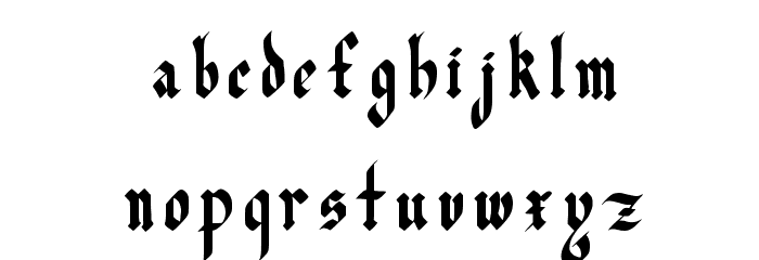 Julia Black Font LOWERCASE