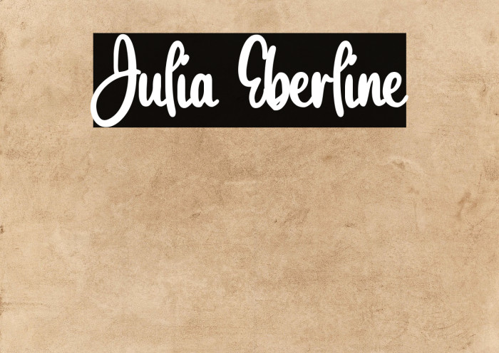 Julia Eberline Example 3