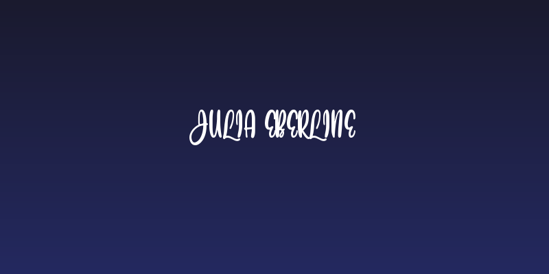 Julia Eberline Social Header